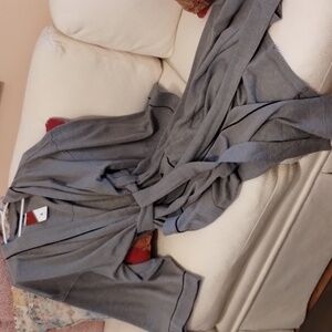 Men's Cozy Gray Izod Robe